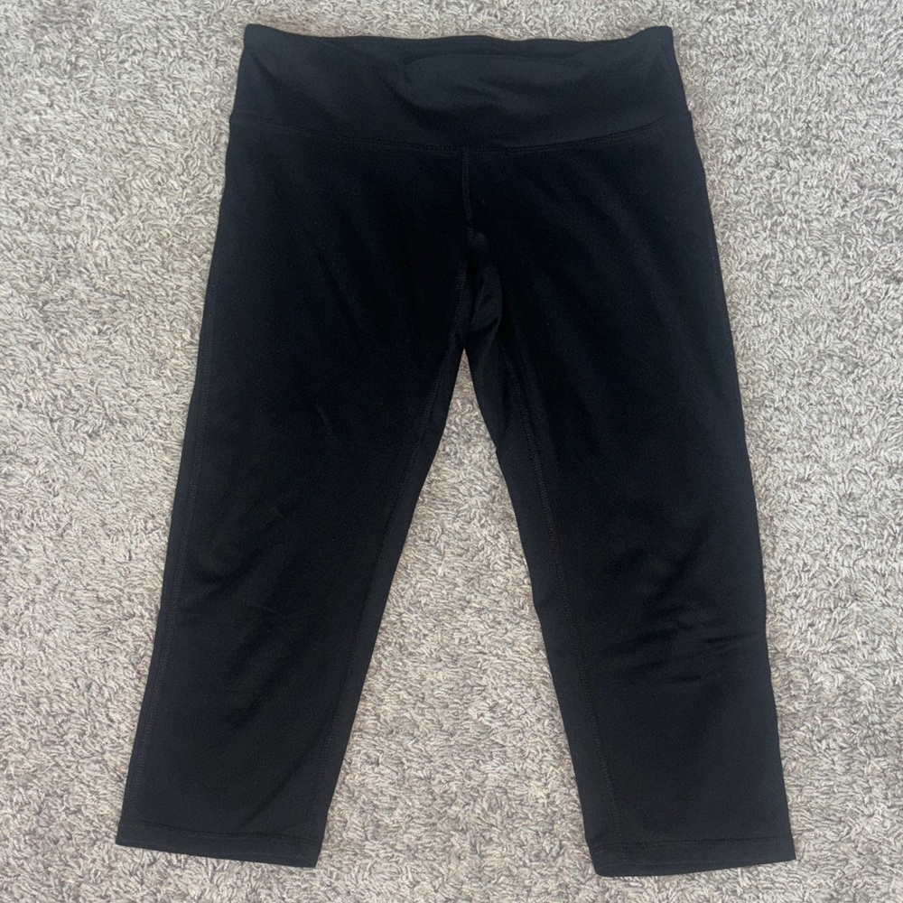 Womens Black capri Leggings